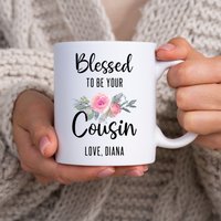 Becher Für Cousins Cousin Geschenk Geburtstagsgeschenke Personalisiert Gesegnet, Um Ihr Weihnachtsgeschenk Zu Sein Benutzerdefinierte Soul Sisters von AquariansDream