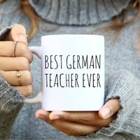 Deutschlehrer Geschenk Becher Bester Aller Zeiten Für Wertschätzung Deutsch Deutschland Deutsche Sprache von AquariansDream