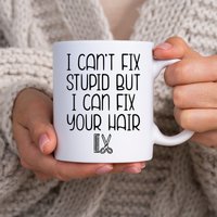 Geschenk Für Friseur, Personalisierte Tasse Geburtstagsgeschenk Neuen I Can't Fix Stupid von AquariansDream