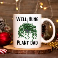 Gut Behangene Pflanze Papa Lustiger Becher Für Pflanzenliebhaber Vatertagsgeschenk Gartenarbeit Vater Haus Pflanzenbecher Plant Dad von AquariansDream