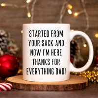 Lustiges Personalisiertes Vatertagsgeschenk Sack Becher Begann Von Ihrem Und Jetzt Bin Ich Hier Dad Gag Geschenk Bestes Danke Bester Ever Lustiges Personalisiertes Vatertagsgeschenk Sack Becher Begann Von Ihrem Und Jetzt Bin Ich Hier Dad Gag Geschenk Bestes Danke Bester Ever von AquariansDream