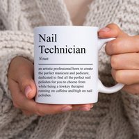 Nail Tech Geschenke Nagel Techniker Becher Geschenk Maniküre Wertschätzung Salon Dekor Beste von AquariansDream