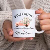 Personalisierte Geschenke Für Bonus Tochter, Tochter Geschenk Stieftochter Becher, Personalisierte Kaffeetasse Von Stiefmutter Stiefvater Personalisierte Geschenke Für Bonus Tochter, Tochter Geschenk Stieftochter Becher, Personalisierte Kaffeetasse Von Stiefmutter Stiefvater von AquariansDream