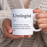 Urologe Geschenk, Lustige Definition Becher, Urologie Nephrologe Urin Good Hand von AquariansDream