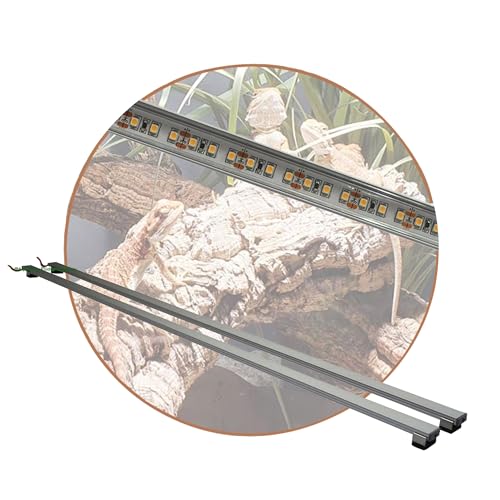 AQUARIUM PLÜDERHAUSEN Terrarium - LED-Beleuchtung RA>95, 60 cm 2 Leisten mit 138 LEDs Trafo 30W + Verteiler von AQUARIUM PLÜDERHAUSEN