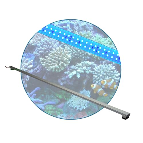 Meerwasser Aquarium - LED-Leuchtbalken 80 cm, 1 Leiste BLAU mit Trafo 60W von Aquarium Plüderhausen