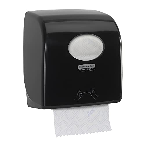 Aquarius, 7956, Slimroll Rollenhandtuchspender, Schwarz, 1 x 1 Spender von Aquarius