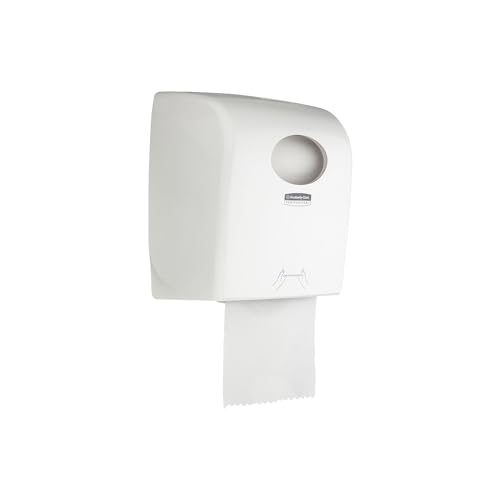 Aquarius Papierhandtücher Rollenspender 7375 – 1 x Papiertuchspender, weiß von Aquarius