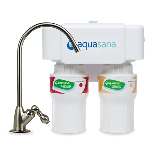 Aquasana AQ-5200.55 2-Stage Under Counter Water Filter System with Brushed Nickel Faucet by Aquasana Aquasana AQ-5200.55 2-Stage Under Counter Water Filter System with Brushed Nickel Faucet by Aquasana von Aquasana