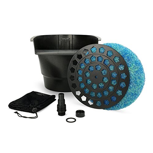 Aquascape 77020 Teichfilter und Wasserfall, effiziente mechanische und biologische Filtration, kompakt von Aquascape