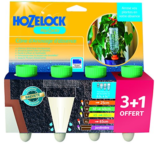 Aquasolo 10420 Bewässerungskegel, mittelgroß, Grün, 4 Stück von Hozelock