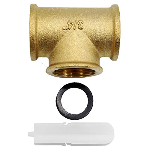 Durchströmungsventil für Ausdehnungsgefäß 3/4" IG T-Stück von Aquasystem