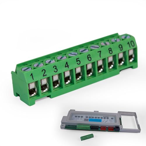 Aquatonics 10-poliger Stecker, kompatibel mit Jandy Terminal, Jandy Pro Serie, PDA-System, Aqualink RS – einfach zu ersetzender Terminalverbinder sichert Drähte am Leiter – OEM-Spezifikation Aquatonics 10-poliger Stecker, kompatibel mit Jandy Terminal, Jandy Pro Serie, PDA-System, Aqualink RS – einfach zu ersetzender Terminalverbinder sichert Drähte am Leiter – OEM-Spezifikation von Aquatonics