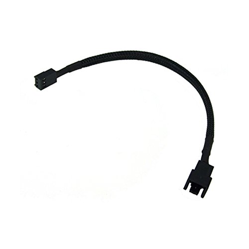 Phobya Adapter 3Pin (12V) auf 3Pin (7V) 20cm - Schwarz Kabel Lüfterkabel und Adapter von Phobya