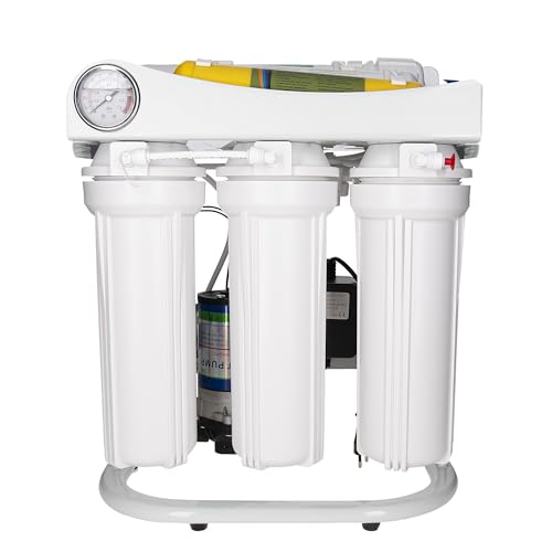 Aquavie Technologie OsmoFLOW auf Standfuß – Wasserreinigungssystem unter der Spüle durch Umkehrosmose mit Tank – bis zu 370 l/Tag von Aquavie Technologie