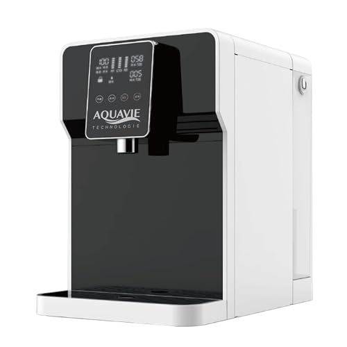 Aquavie Technologie - OsmoTOUCH – gereinigter Wasserbrunnen durch Umkehrosmose und Sterilisation – Sofortiger Wasserspender für gemäßigtes und heißes Wasser – Tank von 4,5 l von Aquavie Technologie