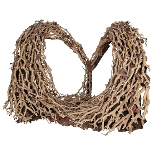 Aquavie Bon'z Heart XL Bonsai Dekoration für Aquarien, Naturholz, 49,5 x 20,5 x 14,5 cm von Aquavie Technologie