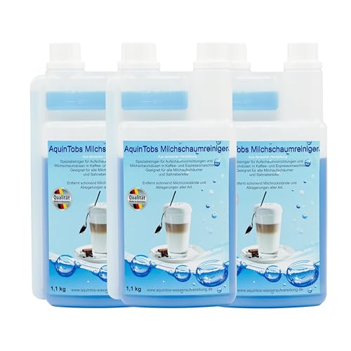 Milchschaumreiniger 3 Liter - Milchsystemreiniger, Milchkreislaufreiniger für Aufschaumvorrichtungen und Milchschaumdüsen in Kaffee- und Espressomaschien Milchschaumreiniger 3 Liter - Milchsystemreiniger, Milchkreislaufreiniger für Aufschaumvorrichtungen und Milchschaumdüsen in Kaffee- und Espressomaschien von Aquintos Wasseraufbereitung