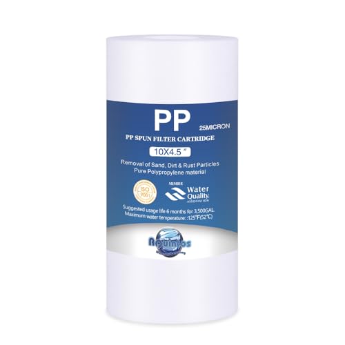 10 Zoll BIG Blue Jumbo Polypropylen Sedimenfilter Vorfilter Wasserfilter Brunnenfilter Sandfilter Pertikelfilter PP BB10 10 x 4,5 Zoll 20 mikron von Aquintos Wasseraufbereitung