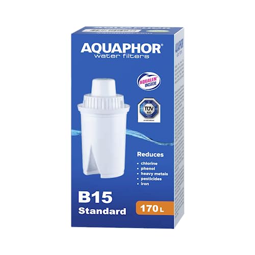 AQUAPHOR CLASSIC B15 Filterkartusche Ersatzwasserfilter Ersatzfilterkartusche Wasserfilter-Kartusche für Tischwasserfilter 1 Stück von Aquintos Wasseraufbereitung