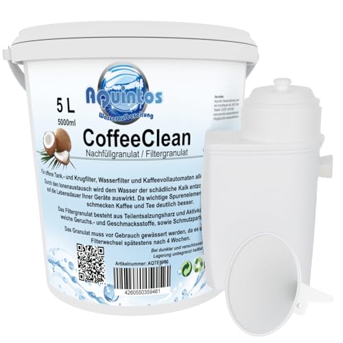 Refill-Set Alternative passend für Siemens TZ70003 Bosch TCZ7003 Patrone/Refill-Set mit 5 L Nachfüllgranulat von Aquintos Wasseraufbereitung