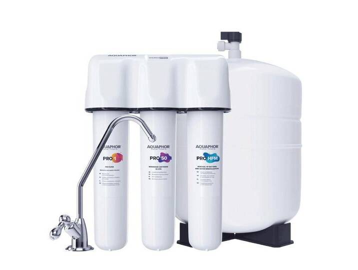 Aquintos Wasseraufbereitung Untertisch-Trinkwassersystem PRO50-HFM Trinkwasser Umkehrosmosesystem, Keimsperre und Remineralisierung 7 von Aquintos-Wasseraufbereitung