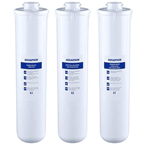 Crystal Wasserfilter Set K2 - K3 - K7 Ersatzfilterset TRIO- Filter Aktivkohle Wasserfilter Kohleblock mit Keimsperre und Mikrofiltration bis 0,8 Mikrometer AQUAPHOR Crystal Wasserfilter Set K2 - K3 - K7 Ersatzfilterset TRIO- Filter Aktivkohle Wasserfilter Kohleblock mit Keimsperre und Mikrofiltration bis 0,8 Mikrometer AQUAPHOR von Aquintos Wasseraufbereitung