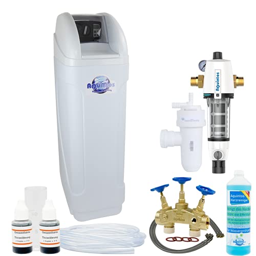 Entkalkungsanlage Wasserenthärter MKB100 ECO-Line mit Anschlussset (Mit Anschlussset 5) von Aquintos Wasseraufbereitung