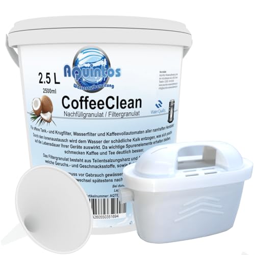 Nachfüllset passend für Tischwasserfilter Brita Maxtra PearlCo Unimax Dafi Aquaphor Maxfor Tassimo T55-T85 Anna Wasserkocher Russell Hobbs Nachfüll Refill Set 2,5 L Nachfüllset passend für Tischwasserfilter Brita Maxtra PearlCo Unimax Dafi Aquaphor Maxfor Tassimo T55-T85 Anna Wasserkocher Russell Hobbs Nachfüll Refill Set 2,5 L von Aquintos Wasseraufbereitung