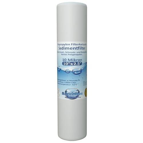 Polypropylen Wasserfilter Sedimentfilter Partikelfilter 5 Zoll • 10 Zoll • 20 Zoll 1µ • 5µ • 10µ • 25µ • 50µ • 100µ (10 Zoll 10µ) von Aquintos Wasseraufbereitung
