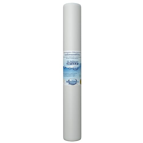Polypropylen Wasserfilter Sedimentfilter Partikelfilter 5 Zoll • 10 Zoll • 20 Zoll 1µ • 5µ • 10µ • 25µ • 50µ • 100µ (20 Zoll 25µ) von Aquintos Wasseraufbereitung