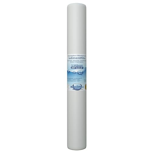 Polypropylen Wasserfilter Sedimentfilter Partikelfilter 5 Zoll • 10 Zoll • 20 Zoll 1µ • 5µ • 10µ • 25µ • 50µ • 100µ (20 Zoll 5µ) von Aquintos Wasseraufbereitung