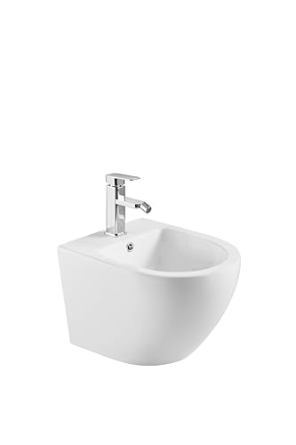 Aquore 388262 / SA.BGENOVASUSPBM Genua Bidet BTW Genova Ausgesetzt, Weiß matt von Aquore