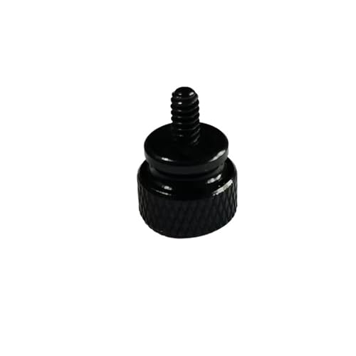 Aqxyju 5/10 stücke 6#-32 * 6 Bunte Aluminium Legierung Daumen Schraube Computer Chassis Hand Festziehen Schrauben Festplatte VGA Karte Befestigungs Schrauben DIY(Cool black,5PCS_6-32X6MM) von Aqxyju