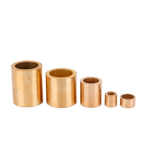 Aqxypas 5/10 STÜCKE Innendurchmesser 6mm Messingbuchse Pulvermetallurgie Öllager Kupferbuchse Verschleißfeste Führungsbuchse(6X10X12 10PCS) von Aqxypas