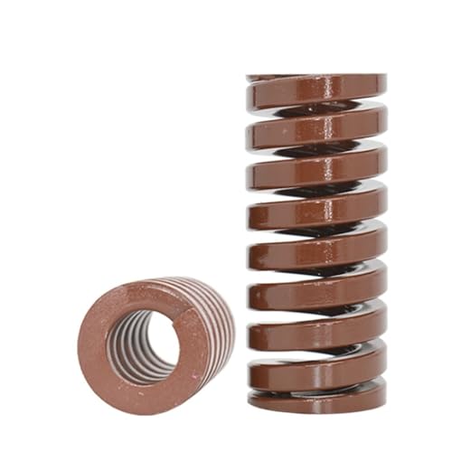 Aqxypas Druckfedern aus legiertem Stahl, braune Druckfeder, extrem schwere Belastung, Außendurchmesser 6 8 10 12 14 16 18 20–50 mm, L20–300 mm(65mm) von Aqxypas