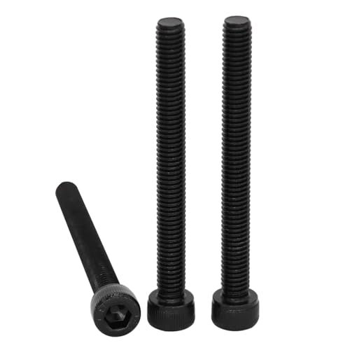 Aqxypas M1.6 DIN912 12.9 Grade Kohlenstoffstahl Innensechskant Innensechskantschraube mit metrischem Gewinde(3MM_M1.6 50PCS) von Aqxypas