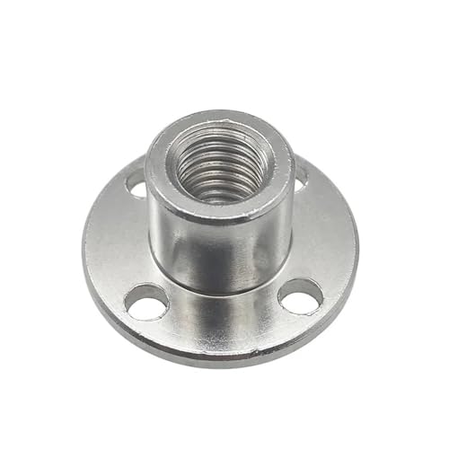 Aqxypas M3 M4 M5 M6 M8 Stahl Flansch Gewinde Mutter Kupplung Starre Flansch Couper Guide Welle Unterstützung(M8 Screw Nut) von Aqxypas