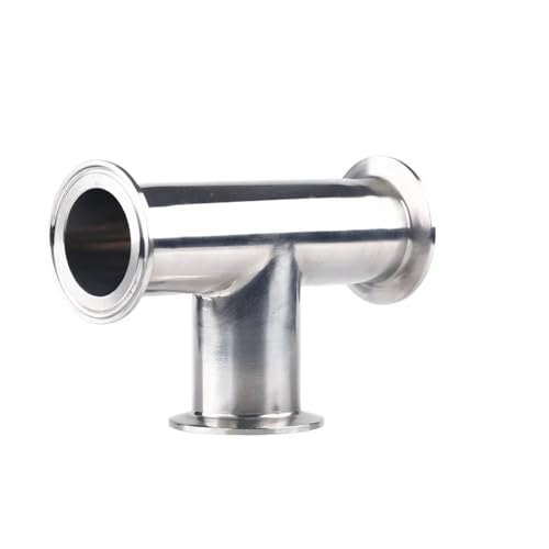 GUYTRM 19-108mm 0,5 "0,75" 1 "1,5" 2 "2,5" 3 "" 4 "Tri Clamp T 3 Möglichkeiten SUS 304 316L Edelstahl Sanitär Rohr Fitting Homebrew lingli(SUS316L,45MM OD K64MM_PIPE OD X TRI CLAMP) von Aqxyxsw
