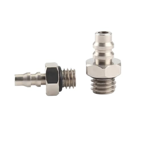 GUYTRM 5 STÜCKE M3 M4 M5 M6 1/8 "Außengewinde Rohr Schlauch Barb Air Pneumatische Rohrverschraubung Anschluss Adapter Kupplung lingli(1I8-6mm Brass) von Aqxyxsw