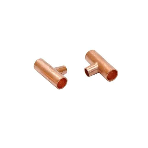 GUYTRM 6,35–25,4 mm Kupferfitting, mittleres kleines Reduzierstück, T-Stück, Schweißrohrverbinder, 3-Wege-Klimaanlage lingli(9.52-6.35-9.52) von Aqxyxsw