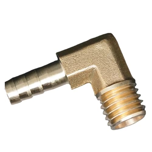 GUYTRM 6mm 8mm 10mm 12mm Schlauchanschluss X M8 M10 M12 M14 M16 Metrisches Außengewinde Messing Ellenbogen Rohrverschraubung Adapter Koppler Stecker lingli(10-M14x2) von Aqxyxsw
