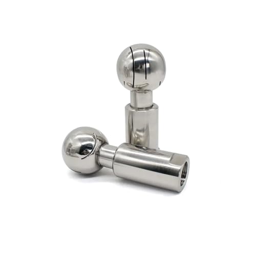 GUYTRM BSP1/2"-2" Zoll SS304/SS316L Edelstahl Innengewinde Sanitär CIP Tank Reinigungskopf 360 Grad Rotationssprühkugel lingli(SS316L,1-1/2") von Aqxyxsw