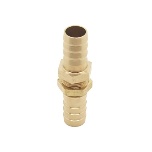 GUYTRM Pagode Durch Platte 6 8 10 12 14 16mm Schlauch Barb Schindel Messing Barb Rohr Fitting Anschluss Adapter Gas Wasser kupfer lingli(16mm) von Aqxyxsw