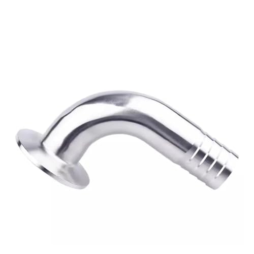 GUYTRM Tri Clamp 2 "(51mm) OD 64mm Zwinge 90 Grad Ellenbogen SS304 Sanitär Schlauch Barb Rohr Fitting lingli von Aqxyxsw