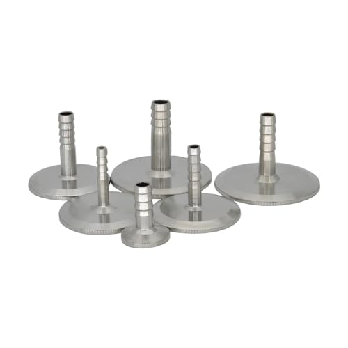 GUYTRM Tri Clamp Zu 6mm 8mm 10mm Schlauch Widerhaken Adapter 304 Edelstahl Sanitär Rohr Fitting Hause Brauen lingli(SSH12.7-25.4) von Aqxyxsw