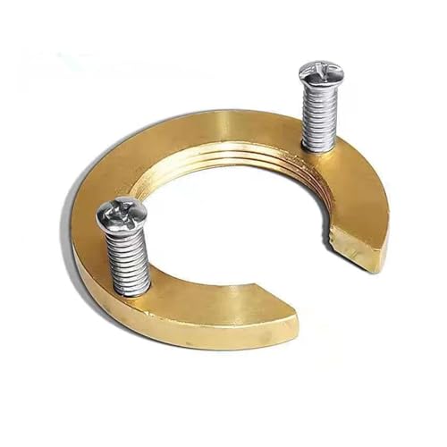 Messing C-Typ Wasserhahn Anti-Verlieren Mutter Kappe Befestigung Fitting Kit Waschbecken Werkzeug Sicherungsring Unterlegscheibe Teile Küche lingli(D) von Aqxyxsw