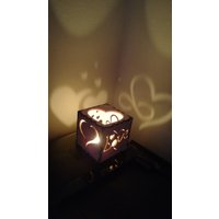 Holz-Tee-Licht-Box Herz/Cuore, Portacandele in Legno - Personalizzabile von ArTekHome