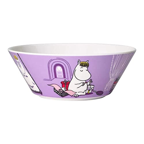 Arabia 1052345 MOOMIN BOWL Servierschale, Porzellan, Flieder, 15 cm von Arabia