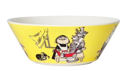 Arabia 1052346 MOOMIN BOWL Servierschale, Porzellan, Gelb,15 cm von Arabia